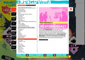 React @ Lowlands 2011